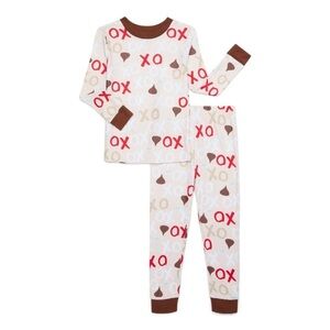 Hershey's Kiss Valentine's Day Toddler Snug Fit Pajama Set, 2-Piece, Size 5T